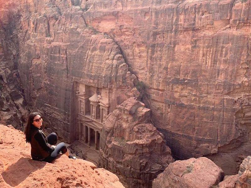 Milijana from World Travel Connector in Petra in Jordan