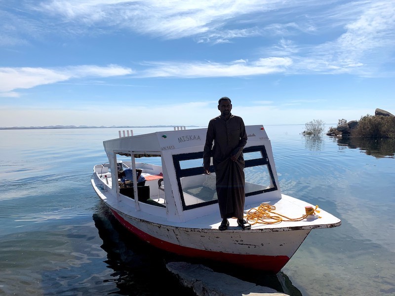 lake Nasser is one of the landmarks of Egypt