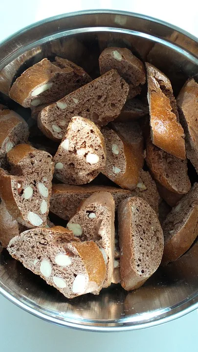 Biscotti di Prato are some of the most popular traditional Tuscan food in Tuscany 