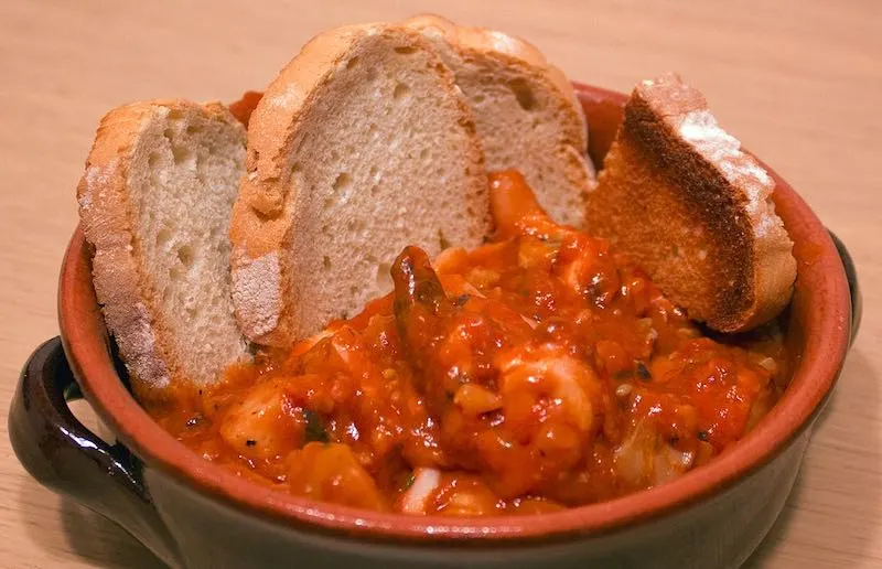 Cacciucco soup is one of the most popular traditional Tuscan food in Tuscany