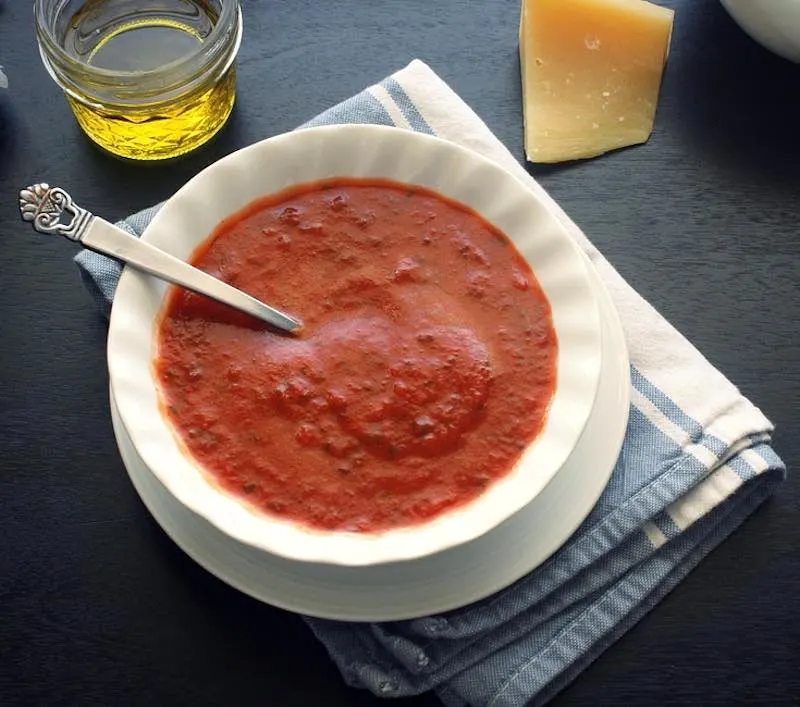 Pappa di Pomodoro soup is one of best traditional Tuscan food in Tuscany