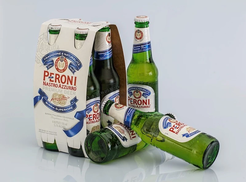 Peroni beer is among the most popular Italian drinks in Italy 