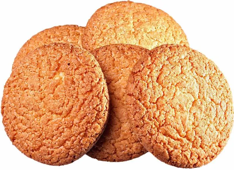 Ginger biscuits are traditional English dessert