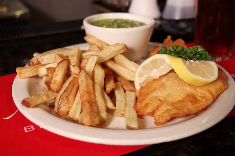 Fish and chips is a top must-try British foods in Britain I British cuisine I Traditional British Foods I Most Popular British Foods I Best Foods in Britain I Traditional British Dishes I Famous British Food I uk foodI I food in the uk I uk foods I British Cuisine I english foods