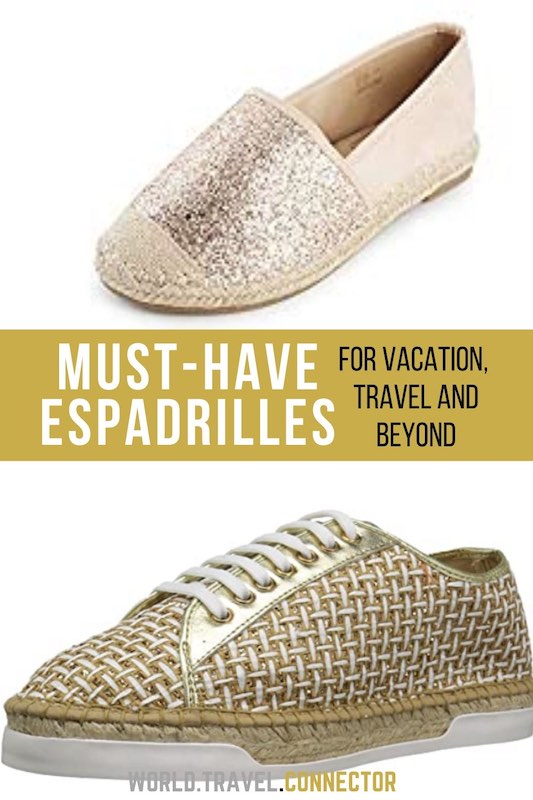 ladies gold espadrilles