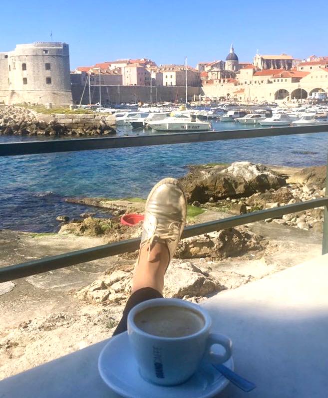 My espadrille sneakers in Dubrovnik 