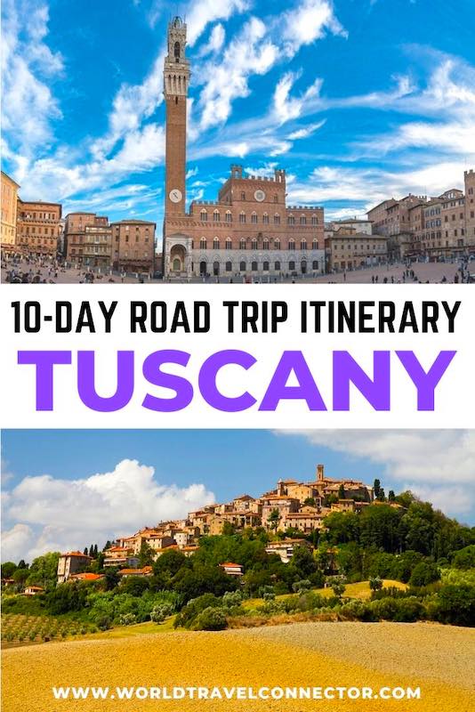 1 week tuscany road trip