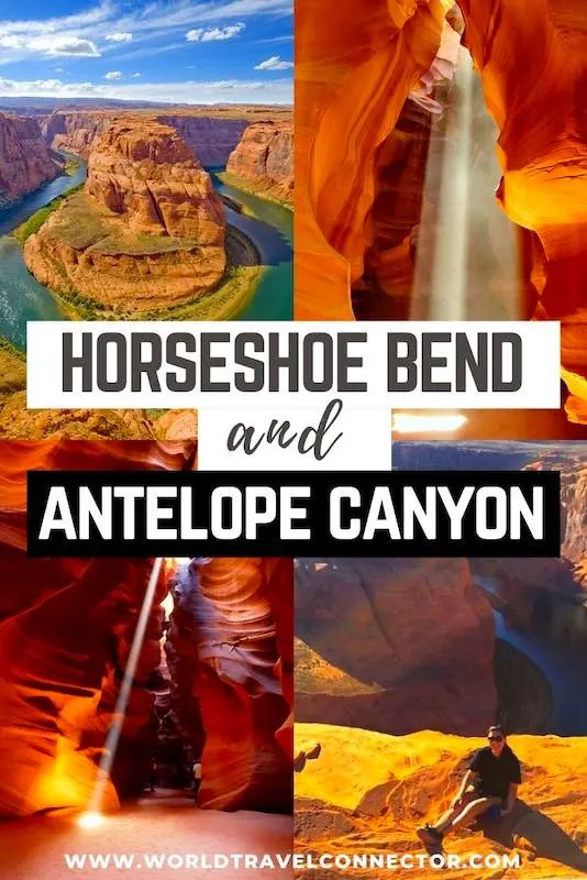 guide how to get from Horseshoe Bend to Antelope Canyon in Arizona