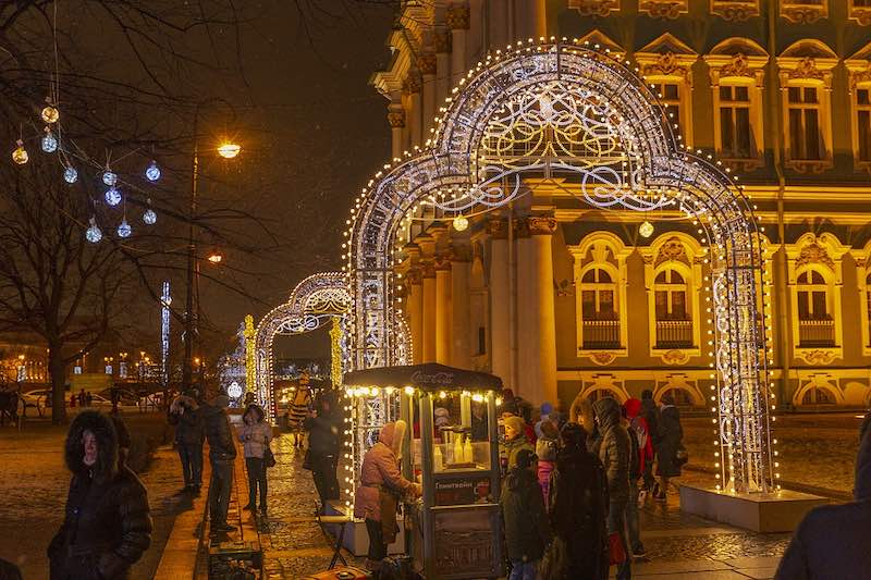 St Petersburg is one of the best places to spend Christmas in Europe