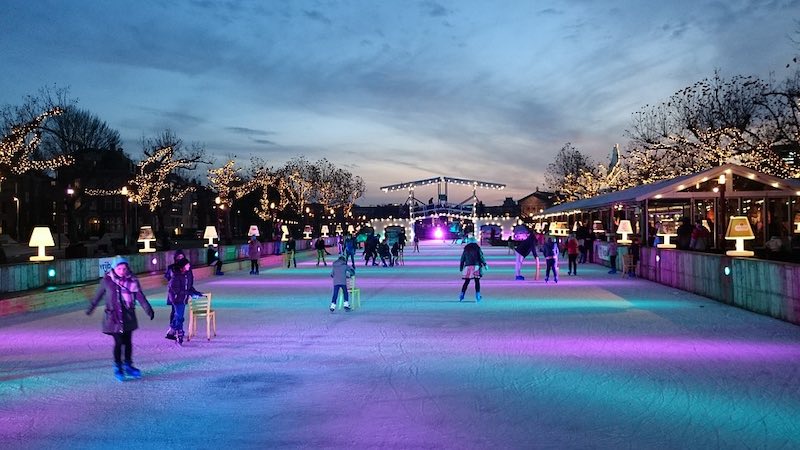 Skating on Christmas markets' skating rinks  is one of the best things to do to for the best Christmas in Europe