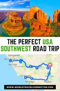 Brilliant Road Trips Ideas For The Road Trip Of A Lifetime 8 The Perfect USA Southwest road trip goes from Los Angeles in California to Arizona and Nevada and back to California ie Yosemite NP and san Francisco