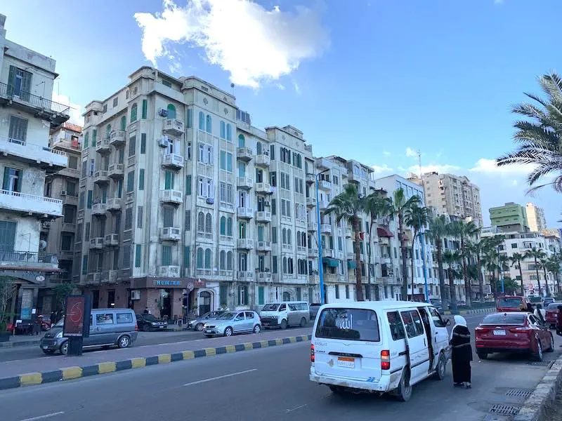 One of the best things to do in Egypt is to visit beautiful Alexandria Corniche