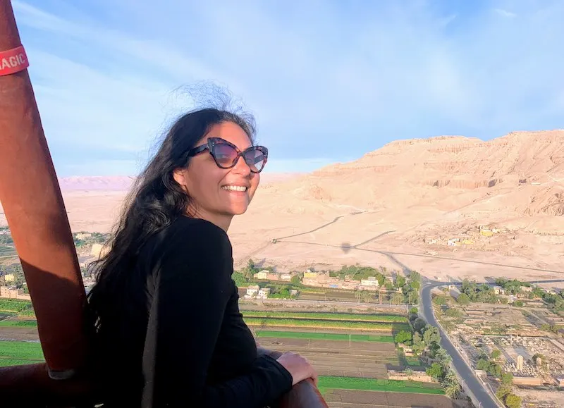 one of the best things to do in Egtpt is to have a hot air balloon ride over the Valley of the Kings in Egypt