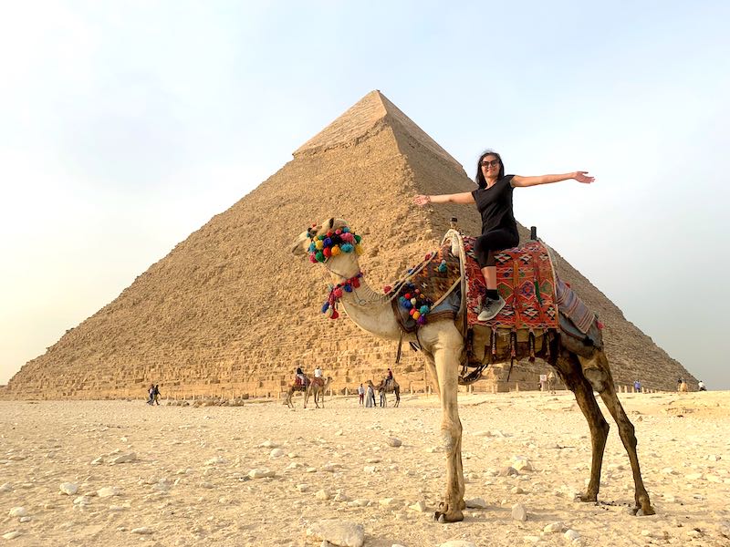 Visiting Giza pyramids is one of the best things to do in Egypt 