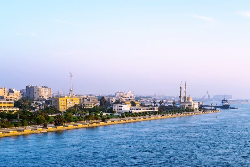 Suez canal is a landmark of Egypt
