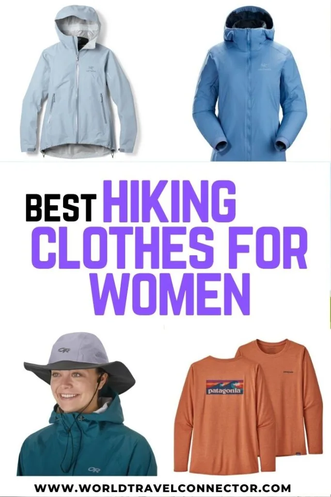 Best hiking clothing for women hikers