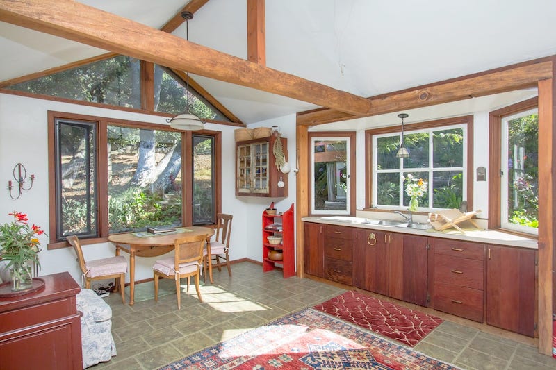 16 Absolutely Best Vrbo rentals and best Airbnbs in Big Sur 11 Kitchen of the goat farm on big sur