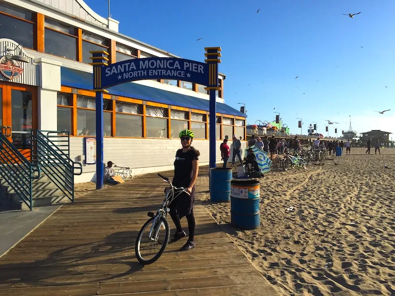 Santa Monica Pier and Milijana