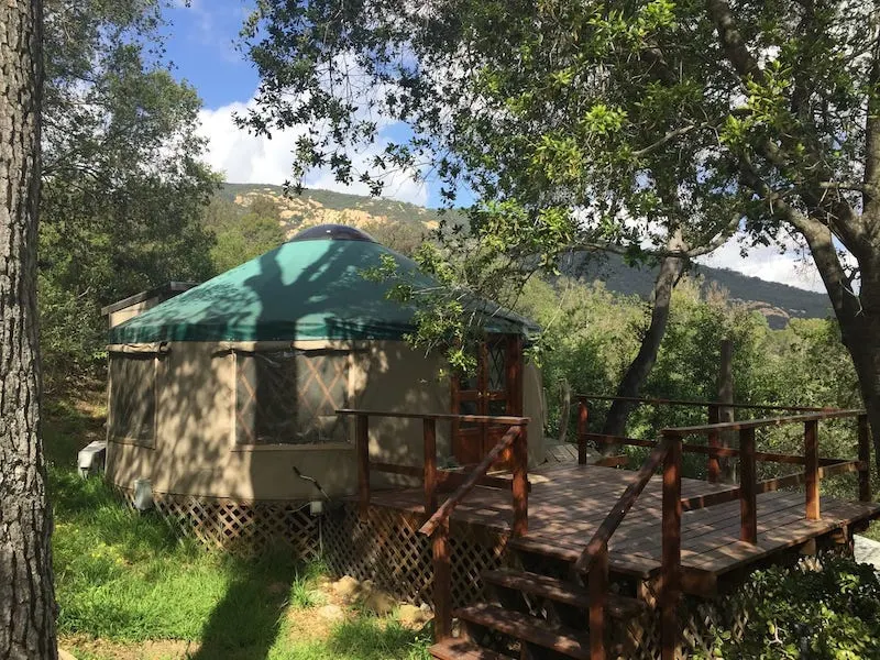 This yurt in Topanga is the best airbnb yurt near Malibu