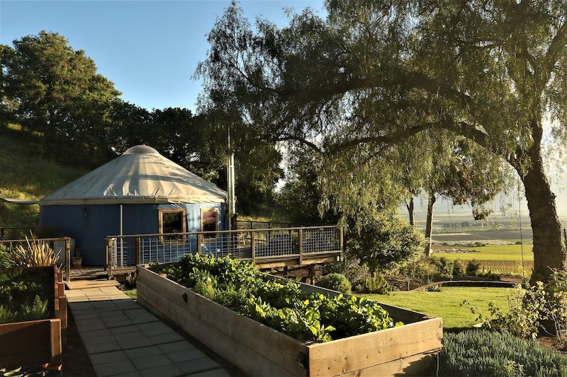 This yurt is one of the best Big Sur glamping rentals