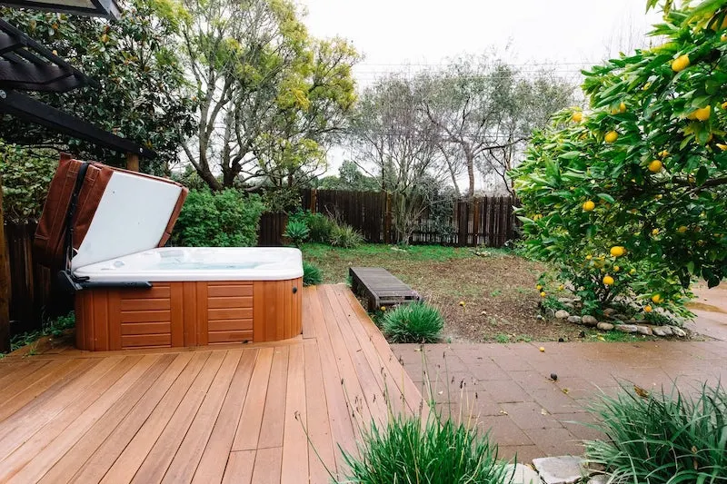 The Coziest Cabins In Big Sur You Wish You Could Escape To This Moment 23 This cabin with hot tube is one of the best cabins in Big Sur area