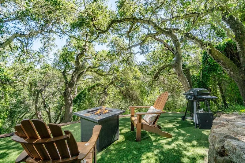 Patio of the best gazebo for the ultimate Big Sur glamping