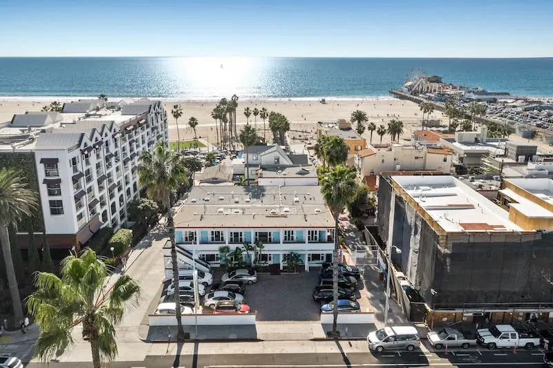 this beach hotel is one of the best airbnbs in Santa Monica