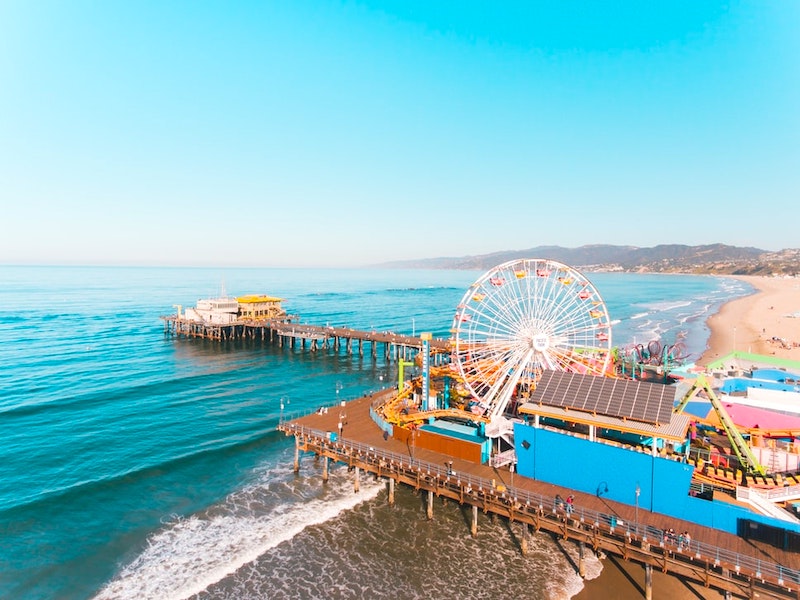 Santa Monica Pier in California