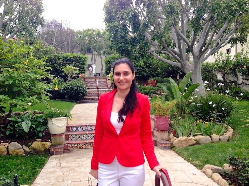 Milijana Gabrić in Serra Retreat in Malibu in California