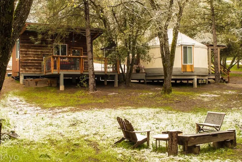 20 Absolutely Best Airbnbs in Yosemite 14 This yurt is one of the best airbnbs in Yosemite