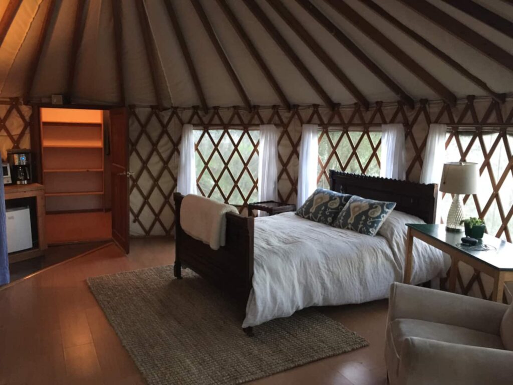This yurt in Topanga is the best airbnb yurt near Malibu