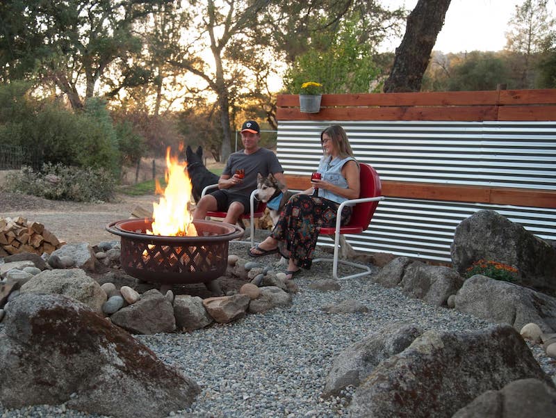 Airbnb glamping in Yosemite