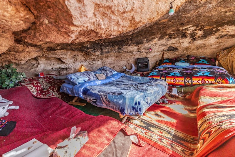 This cave is one of the most unique Sedona airbnbs
