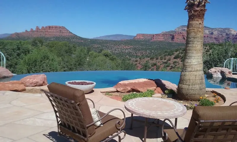 This house with pool is one of the best airbnbs in Sedona 
