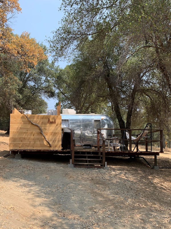 This airstream offers top glamping in Yosemite