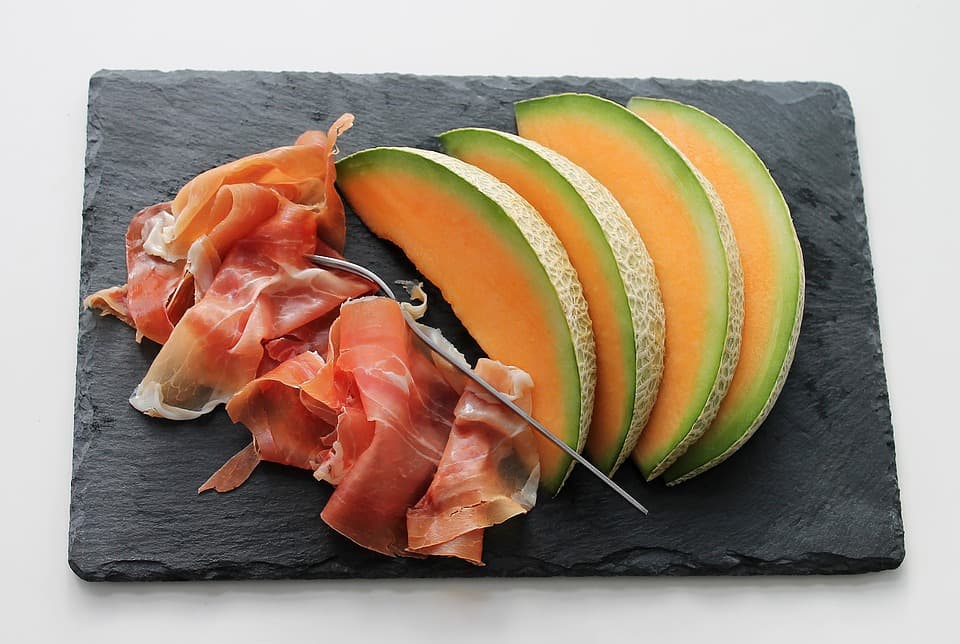 Prosciutto e Melone is one of the most famous Italian dishes