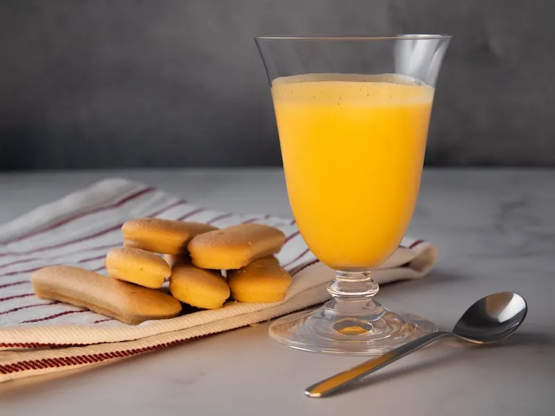 Italian cuisine: A foodie guide to 65 most famous traditional foods in Italy 51 Zabaglione dessert is one of the traditional Italian foods in Italy at Christmastime