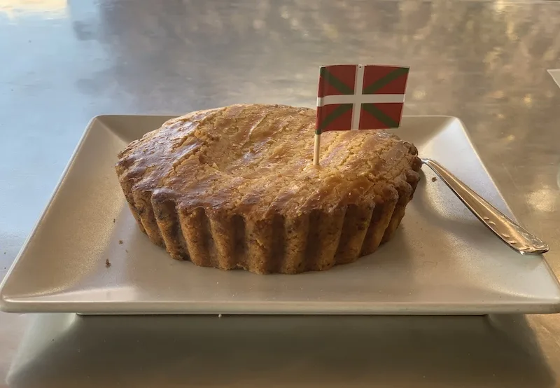 Basque cake is one fo the most famous Basque foods