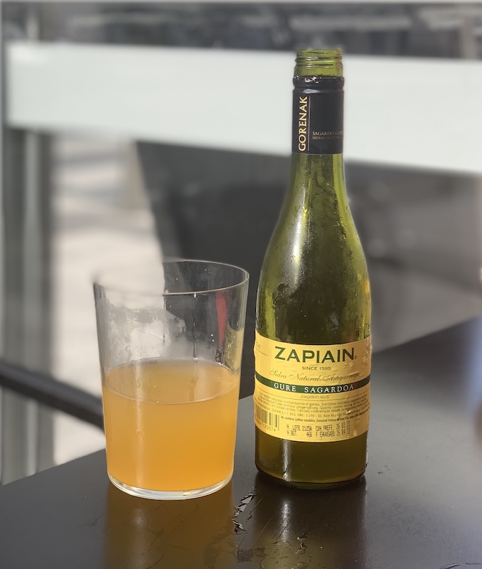 Basque cider 