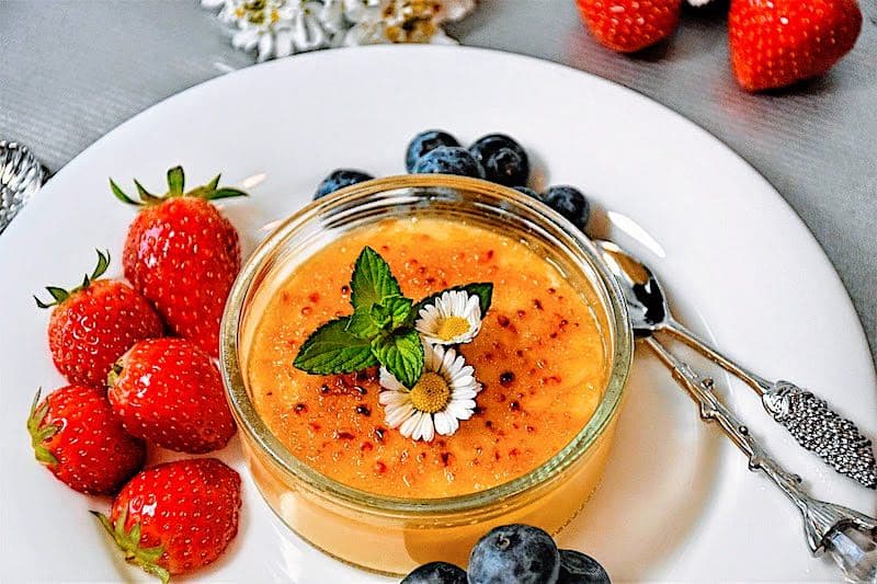 Crema Catalana is famous Spanish dessert and a popular food in Spain