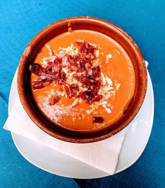 Salmorejo is one of the most popular food in Spain