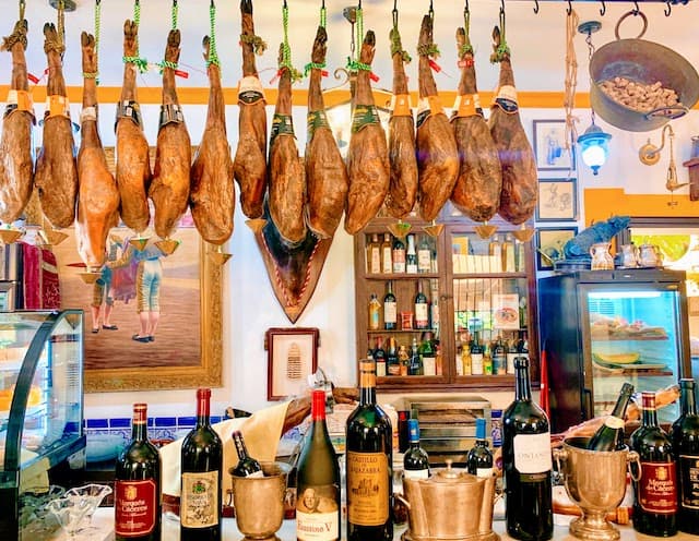 Spanish ham is one of the most popular food in Spain