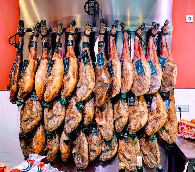 Spanish ham is one of the most popular food in Spain