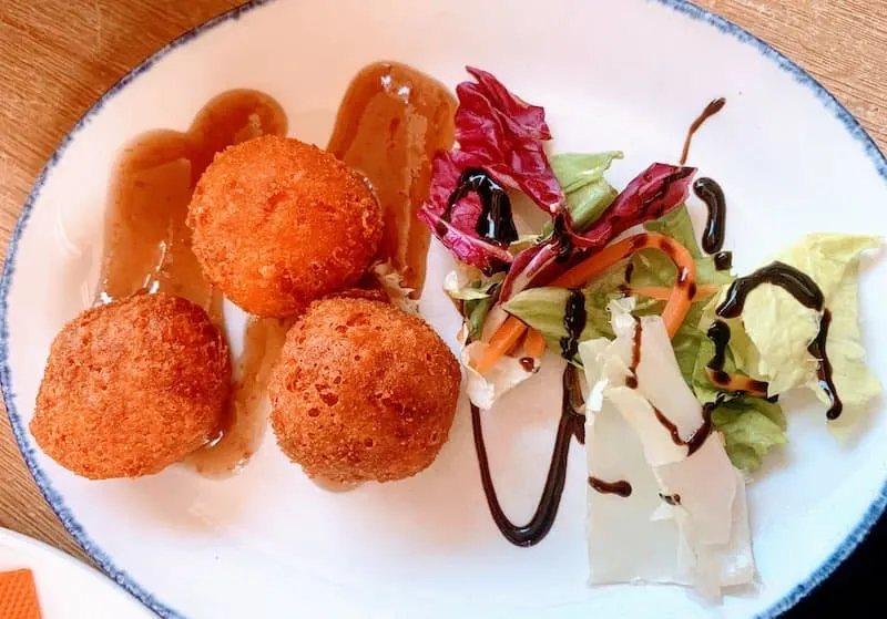 Spanish croquettes are popular food in Spain