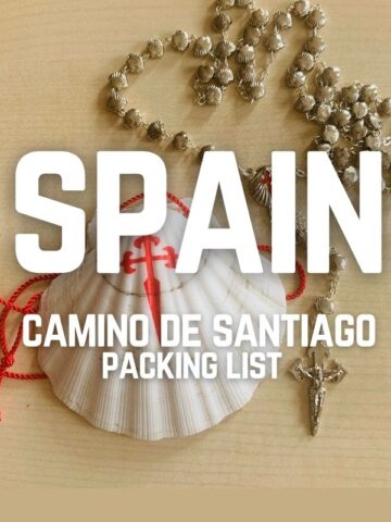 Camino de Santiago packing list