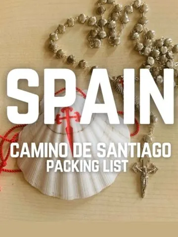 Camino de Santiago packing list