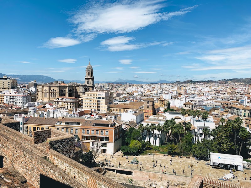 Climbing the Alcazaba fort for the panoramic views of Malaga is one of the top things to do in Malaga 