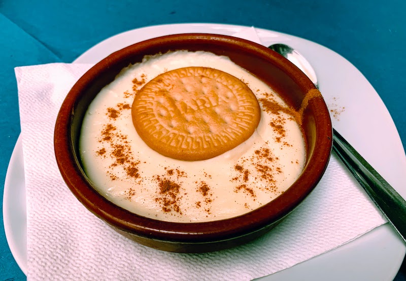 Natillas is one of the traditional Spanish desserts in Spain