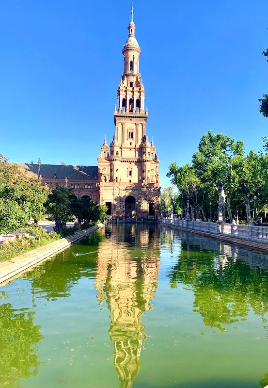 Visiting iconic Plaza espana is one of the best things to do in Seville 