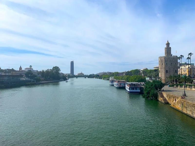Strolling the banks of river Guadalquivir is one of the best things to do in Seville